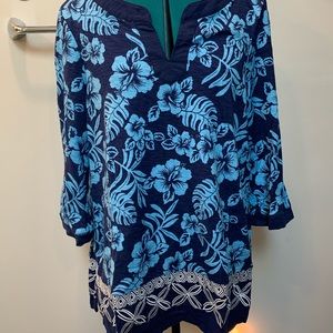 Tommy Bahama floral print tunic